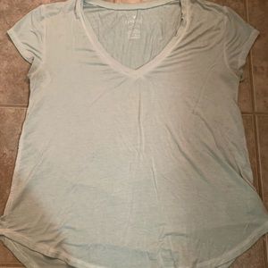 mint green american eagle shirt